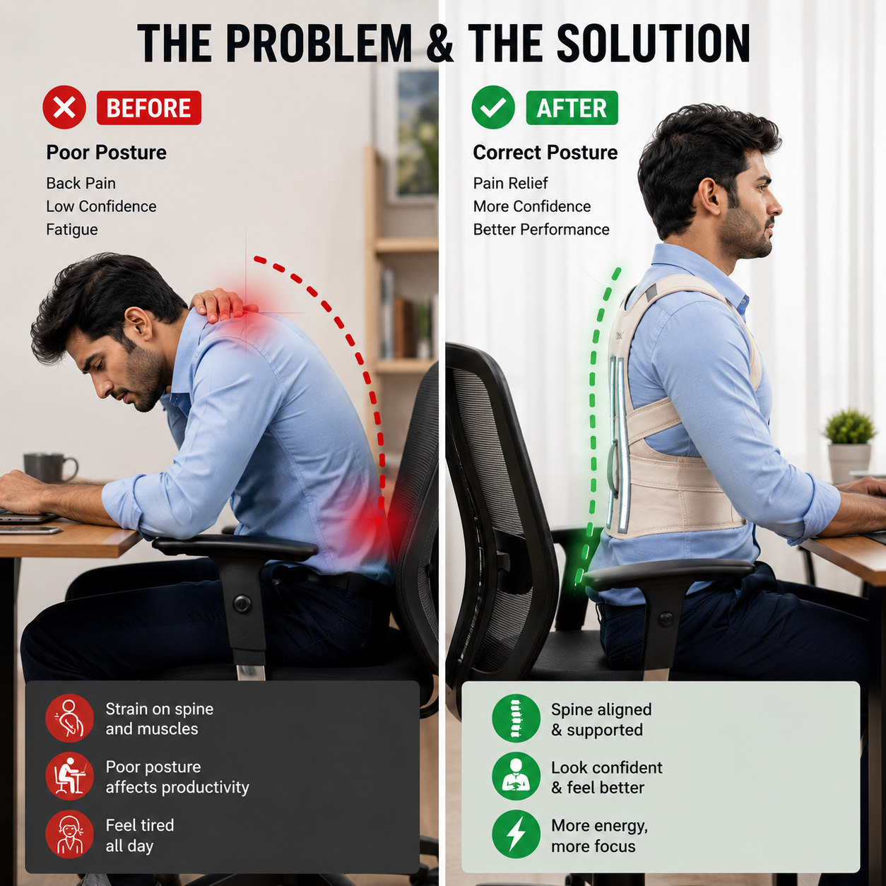 AlignFit Back Support™