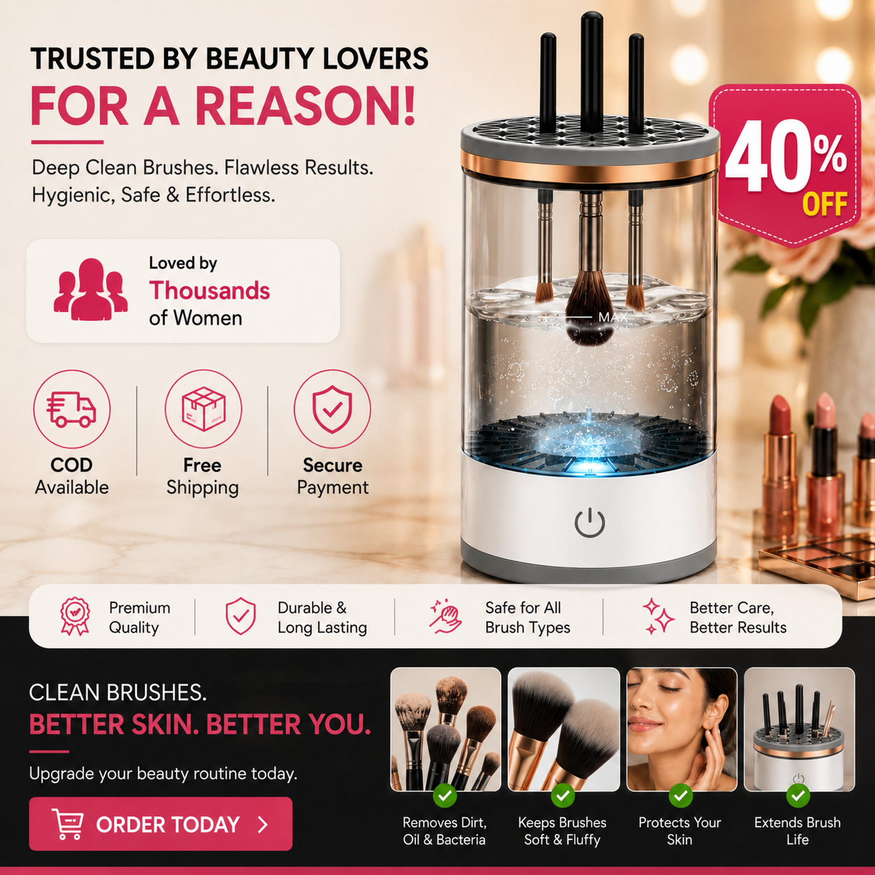 Makeup BrushCleanerPRO™