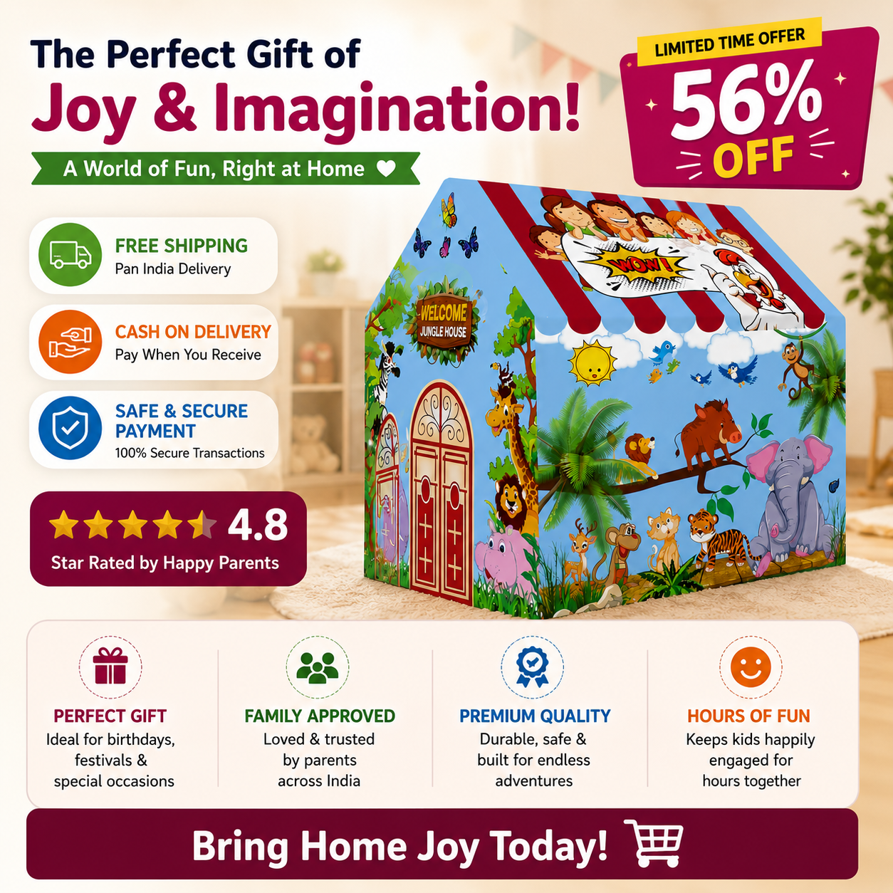 WonderPlay Tent House™