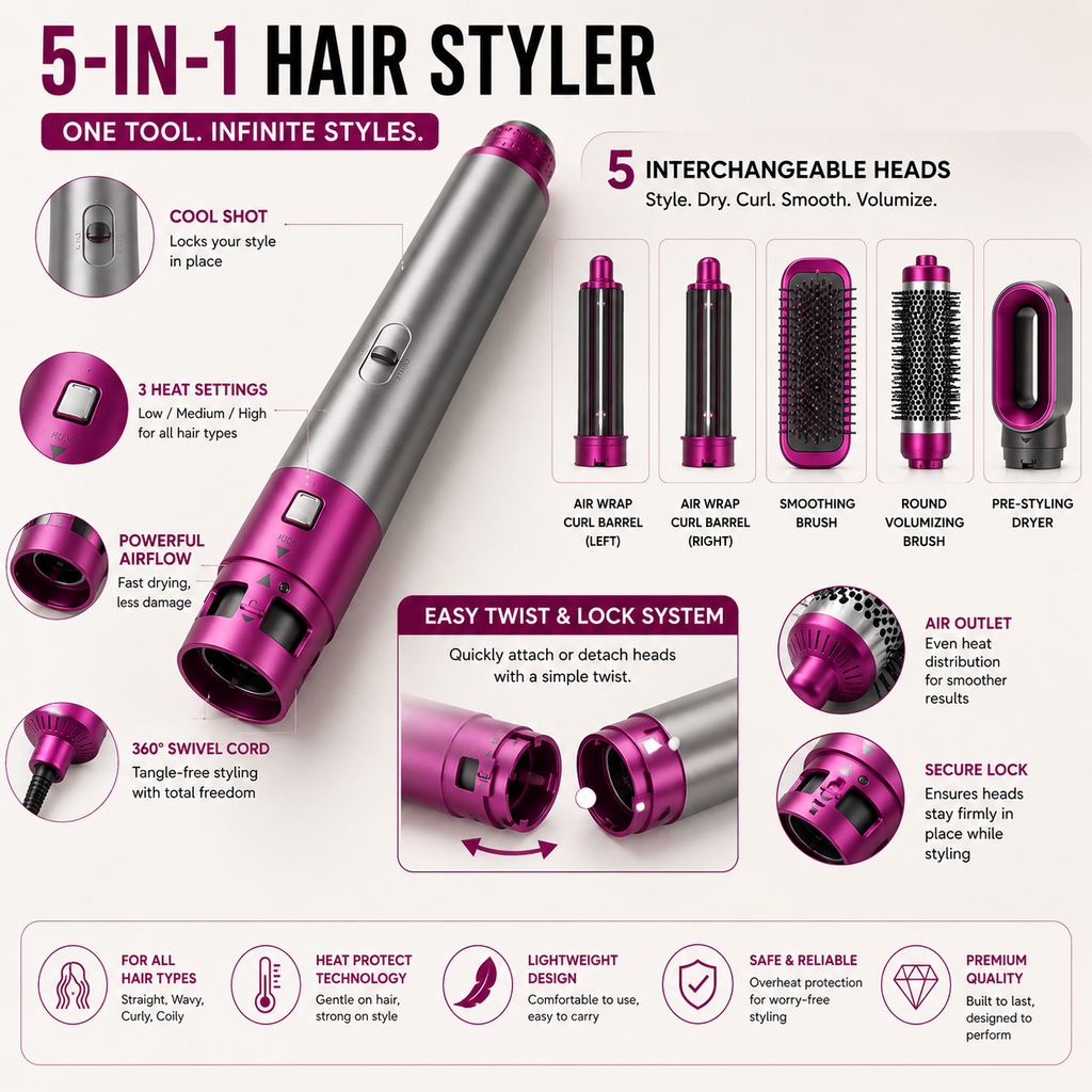 5 in 1 HairstyleFlow Pro™
